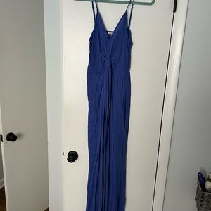 Beautiful blue maxi dress with spaghetti straps